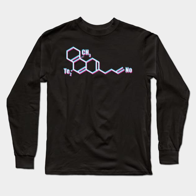 Techno Periodic Table Tshirt Long Sleeve T-Shirt by avshirtnation